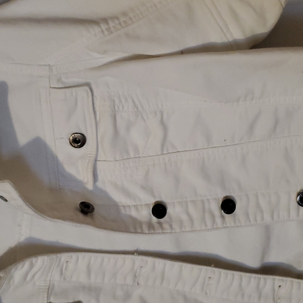 Denim 1/2 sleeve jacket